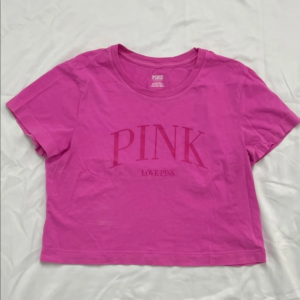 PINK Victoria's Secret Crop Tees - Picture 6 of 6